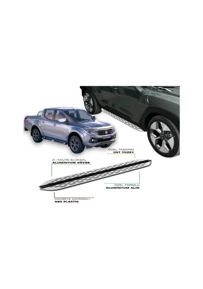 Fiat Fullback 2016 2017 2018 2019 2020 Yan Basamak