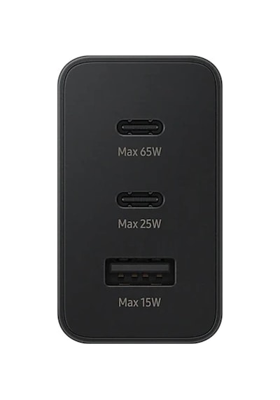 Samsung Uyumlu 3In1 Trio 65W 2Xpd Usba Şarj Aleti 3 Çıkış Ep-T6530Nbegww
