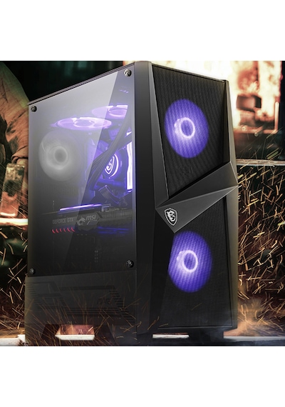 Msi Mag Forge 100M Tempered Glass Mid Tower Gaming Kasa