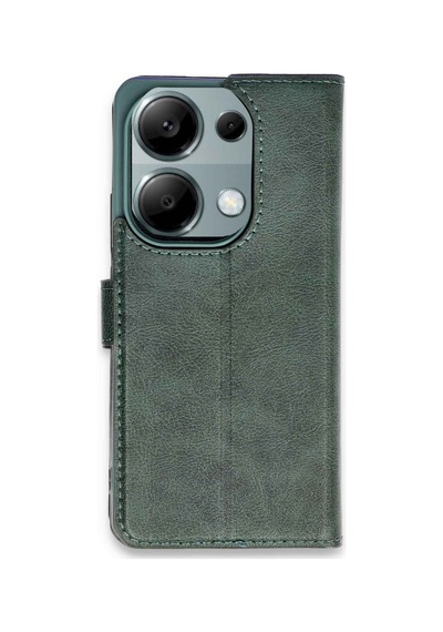 Xiaomi Redmi Note 13 Pro 4g Uyumlu Kılıf Trend S Plus Kapaklı Kılıf - Yeşil