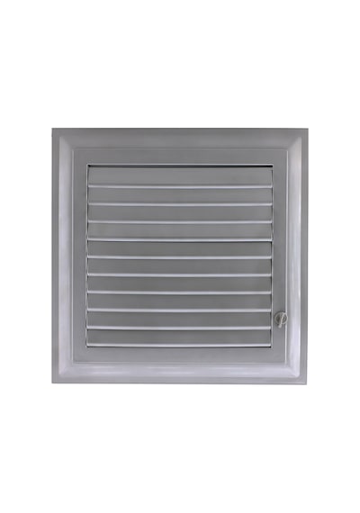 Menfez Banyo Wc Tuvalet Havalandırma Plastik Panjur Gri 45x65 Cm