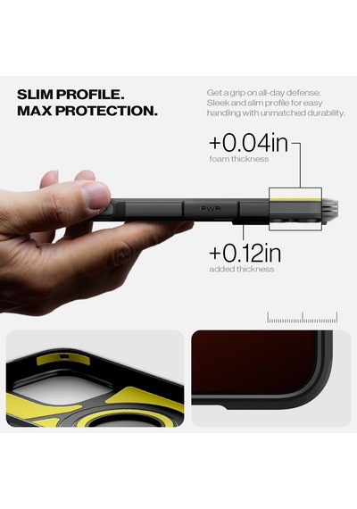 İphone 16 Pro Max İle Uyumlu Magsafe Kılıf Tough Armor Mag Fit Black - Acs08013
