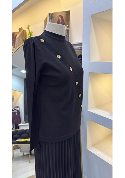 Nuss Triko Tunik Siyah 206