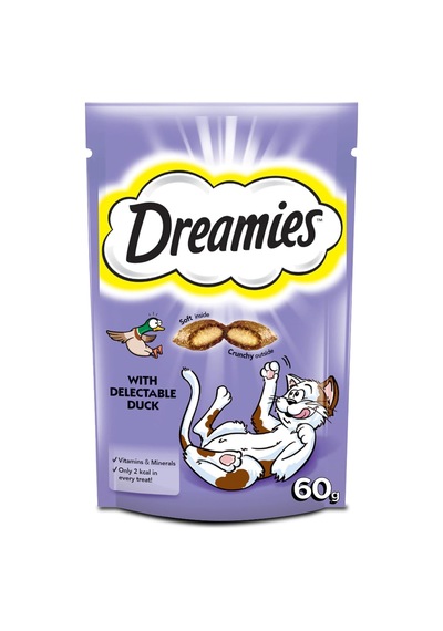 Ayrex Dreamies Kedi Ördekli Ödül Maması 60 Gr