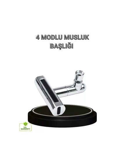 4 Fonksiyonlu Musluk Başlığı 360 Derece Dönebilen Ve Su Tasarruflu Çok Renkli