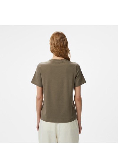 Nautica Kadın Yeşil Regular Fit Kısa Kollu T-shirt Düz 55v717t Yeşil