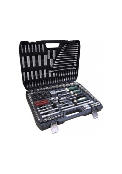 Hırdavat Garajı Rockforce 1/2-3/8-1/4 216 Parça Profesyonel Lokma Takımı Seti