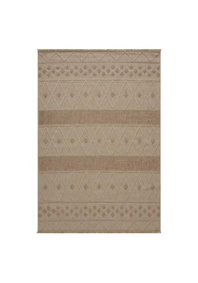 Seyran Halı Loopy 620 Bej-kahve %50 Polyester - Polipropilen Yolluk