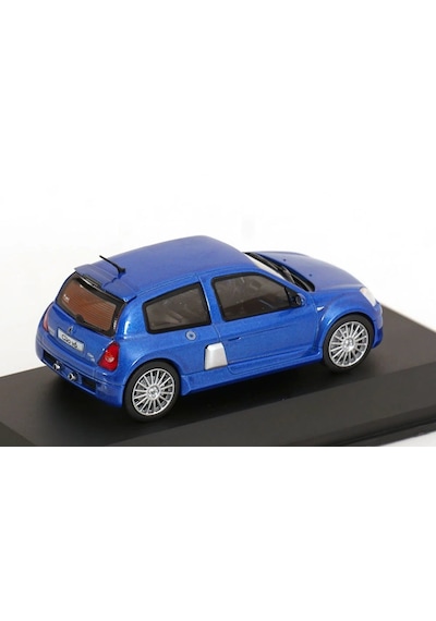 1:43 Ölçek Solido 2003 Renault Clio V6 Ph.2 Bleu Iliade Diecast Metal Minyatür Model Araba 10cm