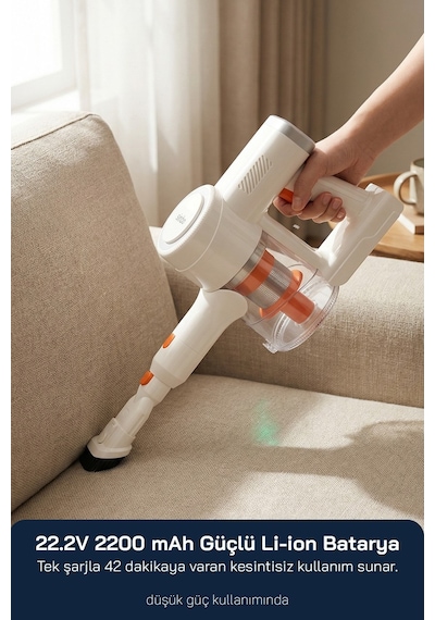 Sinbo SVC-8636 2200mah Kablosuz Dikey Şarjlı Süpürge
