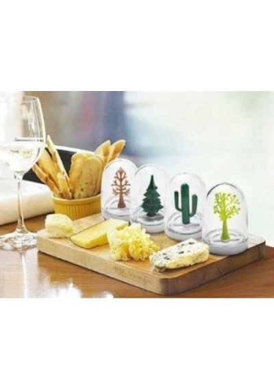 Dört Mevsim Baharatlık - Four Seasons Spice Shakers Çok Renkli
