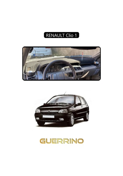 Renault Clio 1torpido Koruma Halısı Siyah Kenar