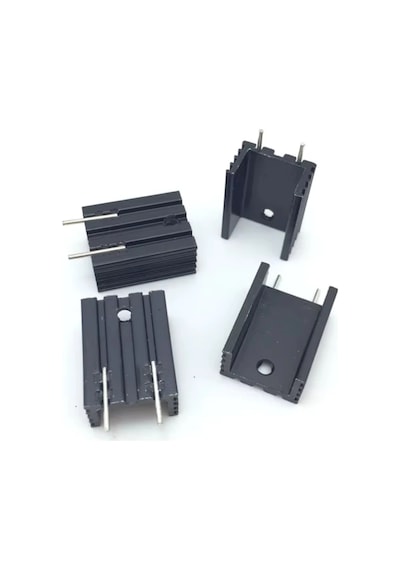 To-220 Metal Soğutucu Heatsink 15x10x20mm 2 Pin 1 Adet