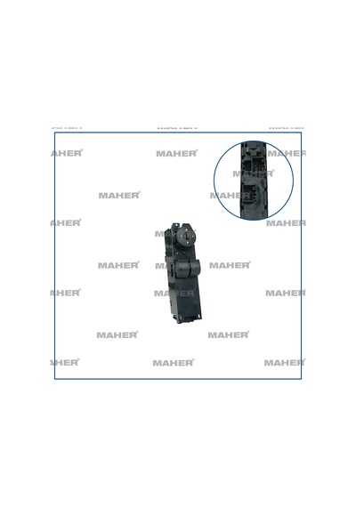 Ford Courier Connect 2014 Ve Sonrası Cam Açma Düğmesi Sol Dt1t14a132aa