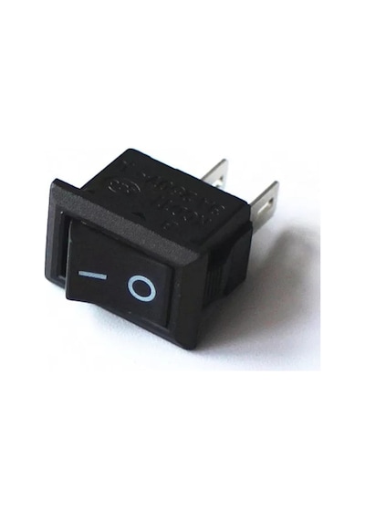 5 Adet Ic-125B Mini (S) Işiksiz Anahtar On-Off 2P Siyah