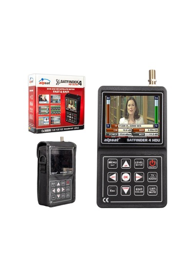 Ayt Satfinder 4 As04-hdu Hd Ultra 3.5 İnç Lcd Ekranlı Uydu Yön Bulucu Uydu Ayarlama Cihazı Tv İzlenebilir