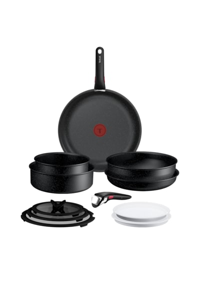 Tefal Ingenio Expertise 5x Büyük Set - 12 Parça Siyah