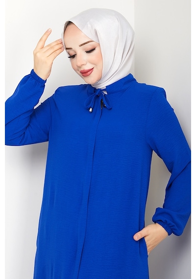 Bestenur Sable Tam Boy Ayrobin Ferace 1569 - Saks Mavisi Saks Mavi