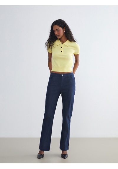 Lcw Vision Mavi Flare Kadın Jean Pantolon