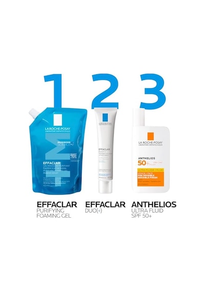 La Roche-posay Effaclar Yağlı Ciltler İçin Temizleme Jeli 400ml - Refill Köpüklü Temizleme Jeli Refill. Yağ Ve Kirleri Giderir, Matlaştırır Ve Sivilceleri Önler, Çinko Ve Phylobioma İçerir