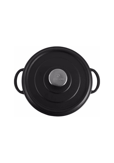 Porland Sapore Siyah Döküm Derin Tencere 20 Cm 04fst002567 Siyah
