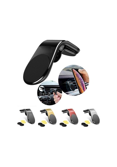 ✅Yeni L Tip Süper Mıknatıslı Havalandırma Araç Telefon Tutucu