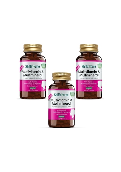 Multivitamin & Multimineral Kadın 1760 Mg 30 Tablet 3 Adet
