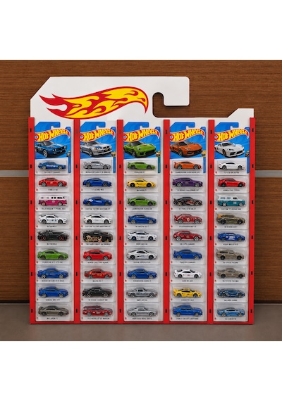 Ahşap Dıe Cast Metal Araba Hot Wheels Standı