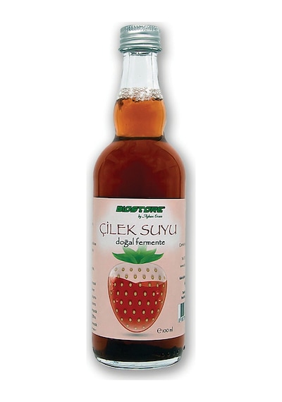 BioStore Doğal Fermente Çilek Sirkesi 100 ML