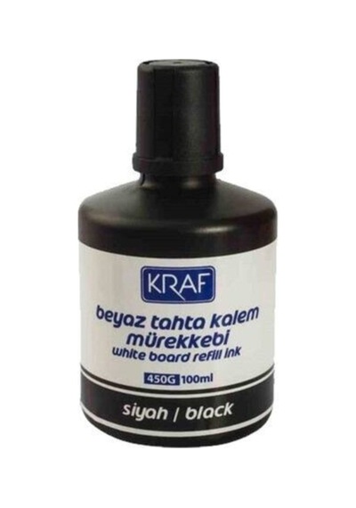 Beyaz Tahta Kalemi Mürekkebi 100 Ml Siyah Siyah