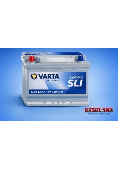 Dynamıc Slı D24 60ah 12 Volt 540a Cca Battery