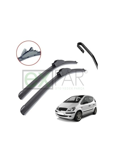 Mercedes Benz A Serisi Ön Cam Silecek Süpürgesi Takımı 1998 - 2004 Mersedes W168 Ön Silecek A150