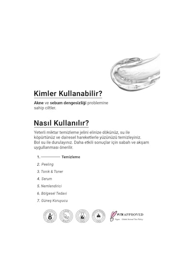 The NewLab Yağlı Ve Akneye Eğilimli Ciltler Için Temizleme Jeli 200 Ml (%0.5 Salicylic Acid, Niacinamide)