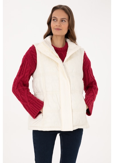 U.s. Polo Assn. Kadın Yelek Dokuma 50308632-vr256 İnci
