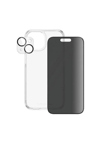 Apple Uyumlu iPhone 15 Uwf Privacy Bundle Ekran & Kamera Koruyucu Kapak