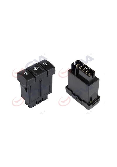 Gva Cam Açma Anahtarı Sol Renault 19 - Master Tekli Gva 8012002 7700817339