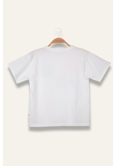 Zeyland Erkek Çoçuk Future Baskılı T-shirt - Ekru Ekru