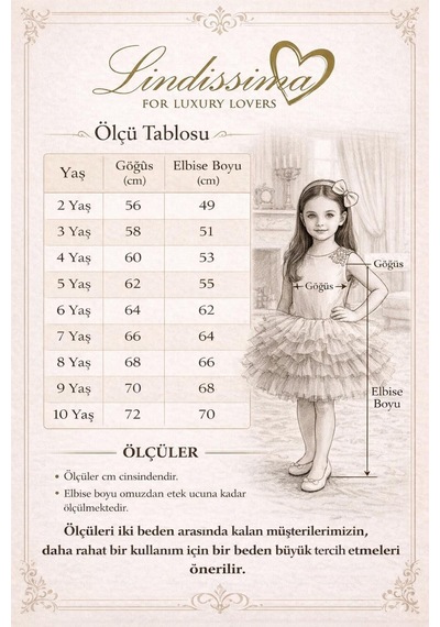 Lindissima Ombre Tül Detaylı Kız Çocuk Elbise Mavi