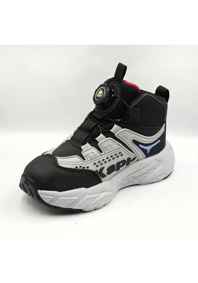 Kappa Kp-4073f Gri Siyah Makara Bağcıklı Outdoor Su Geçirmez Erkek Çocuk Spor Bot