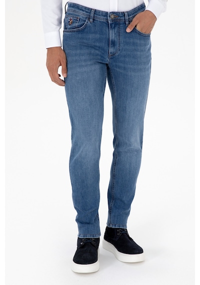 U.S. Polo Assn. Erkek Mavi Slim Fit Jean Pantolon 50307751-DN0022