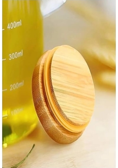 Borosilikat Cam 900 Ml. Yağdanlık Renkli