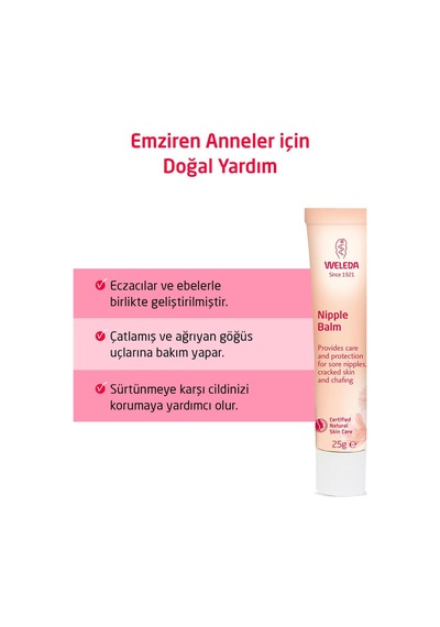 Weleda Organik Göğüs Ucu Bakım Kremi 25g