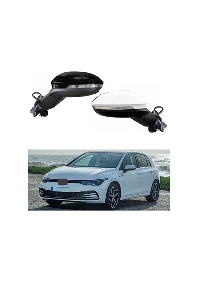 Vw Golf 8 Dış Dikiz Aynası Katlanır Isıtmalı Motorlu