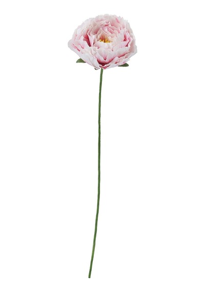 Yapay Çiçek, Beyaz-açık Pembe, 50 Cm, Şakayık