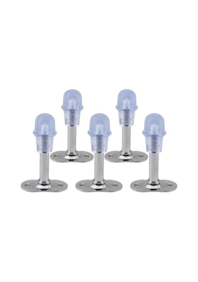 8 Cm Metal Kapı Stoperi - 5 Adet, Silikonlu Duruş
