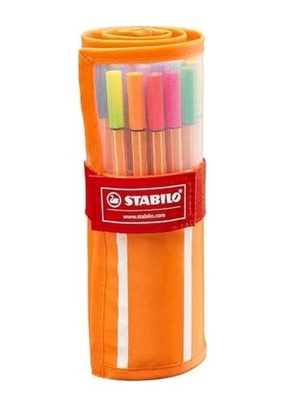 Stabilo Point Kalem 88 Rollerset 25+5 Neon
