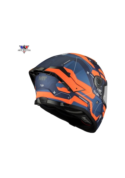 Mt Helmets Thunder 4 R Sv Lumex C24 Mat Kapalı Kask Turuncu