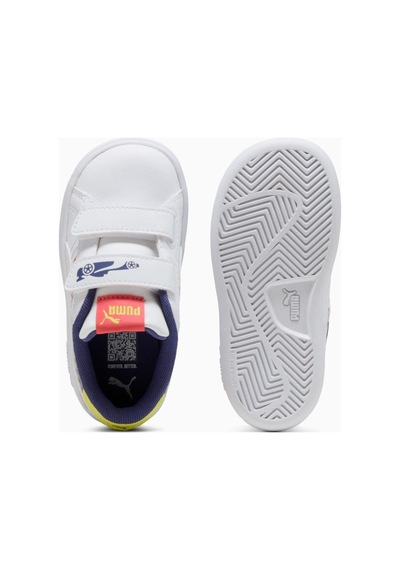 Puma 400658 01 Smash 3.0 Poised 2race Vlnf Beyaz-mavi Çocuk Spor Beyaz