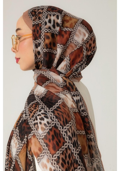 Mimiyum Soft Şal-zincir Leopar - Model 2 Çok Renkli