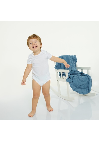 Hellobaby 5li Beyaz Body Kısa Kol Unisex Beyaz